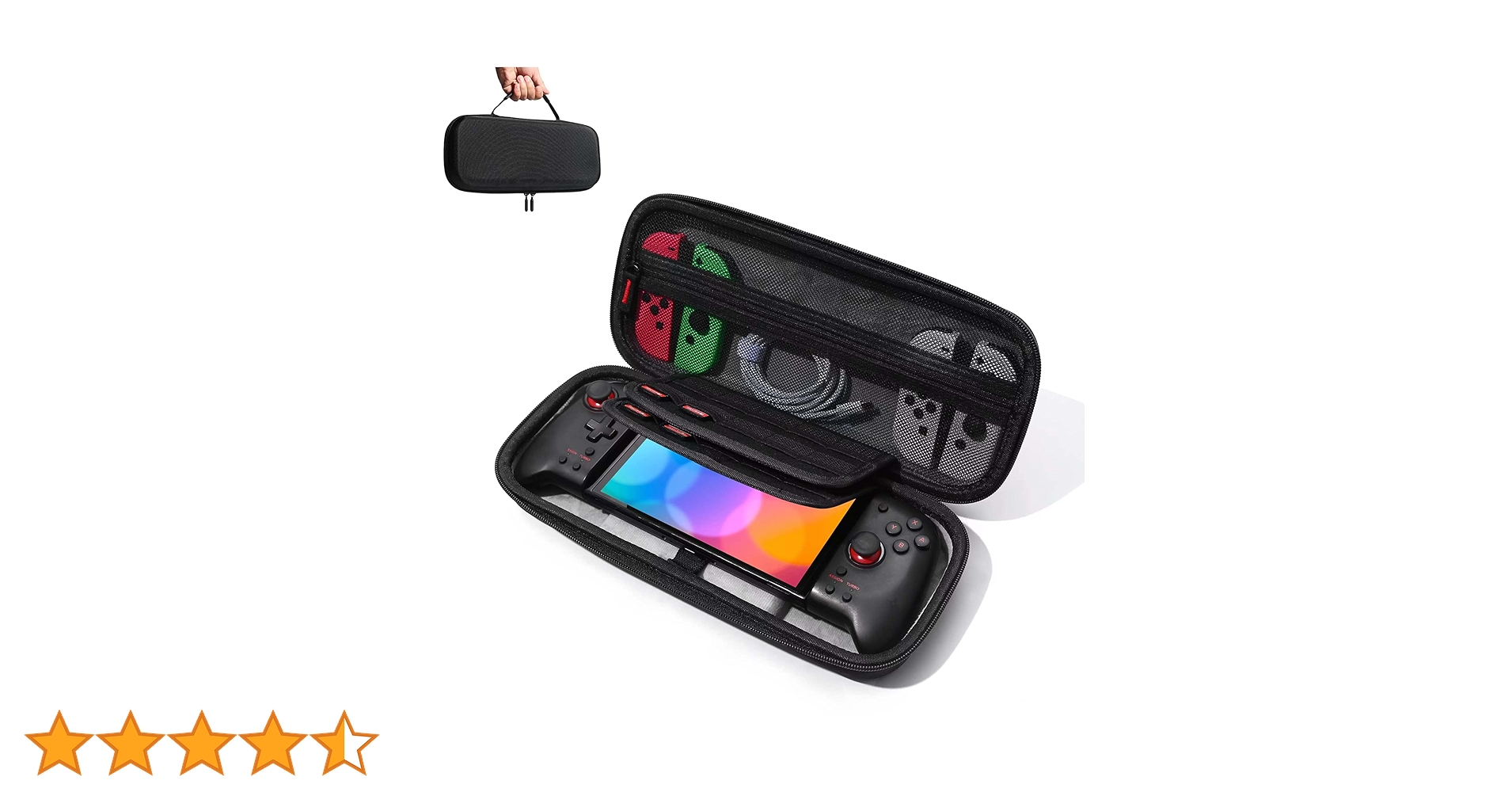 Nintendo Switch 本体+ HORI製コントローラ + ケース Amazon.co.jp: 【Aenllosi 専用収納ケース】対応 Hori グリップ